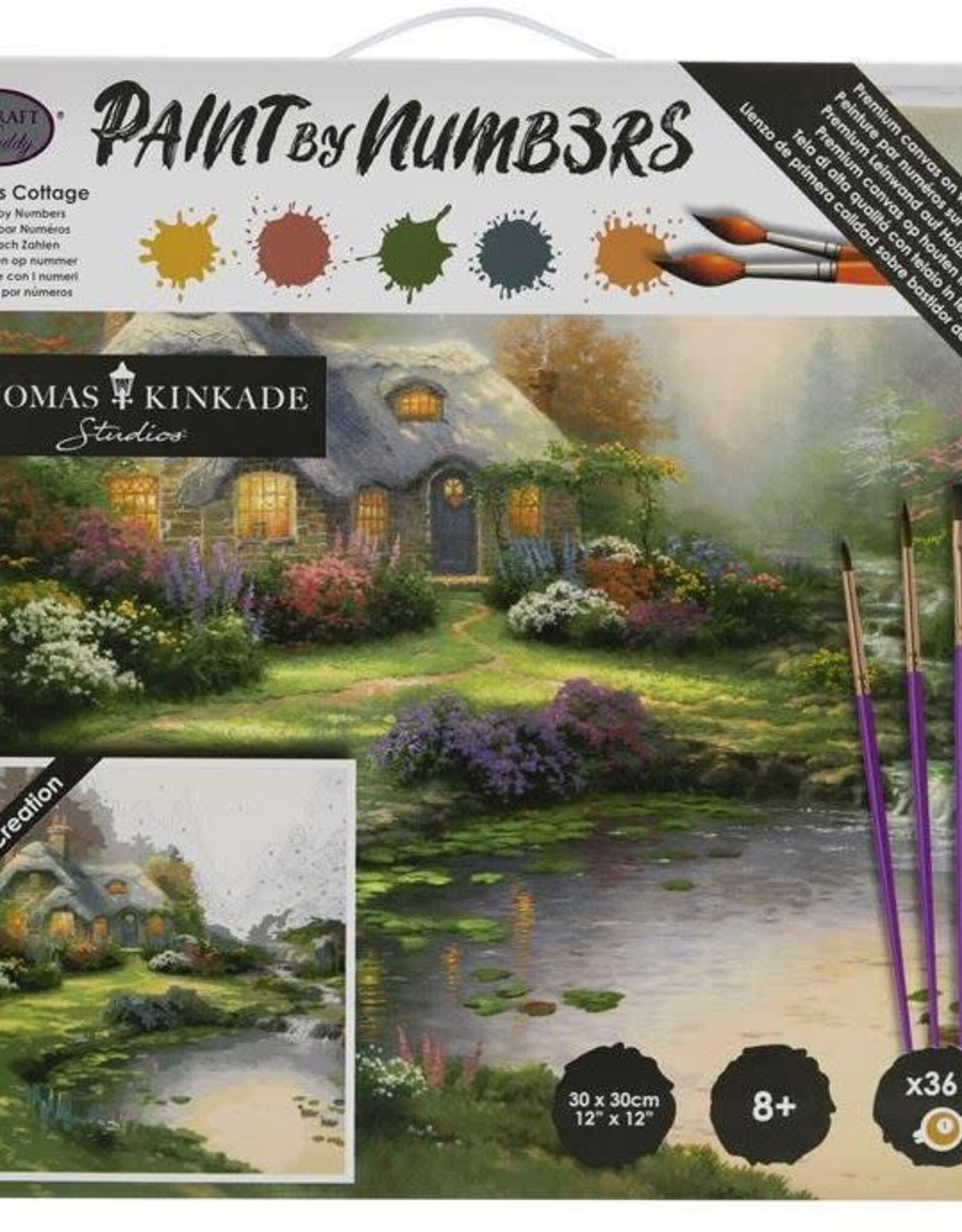 Thomas Kinkade PBN Everett's Cottage