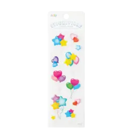 OOLY STICKIVILLE SKINNY - SHAPED BALLOONS (CLEAR)