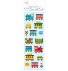 OOLY STICIKIVILLE STICKERS - ALL ABOARD! - SKINNY (2 SHEETS)(PAPER)