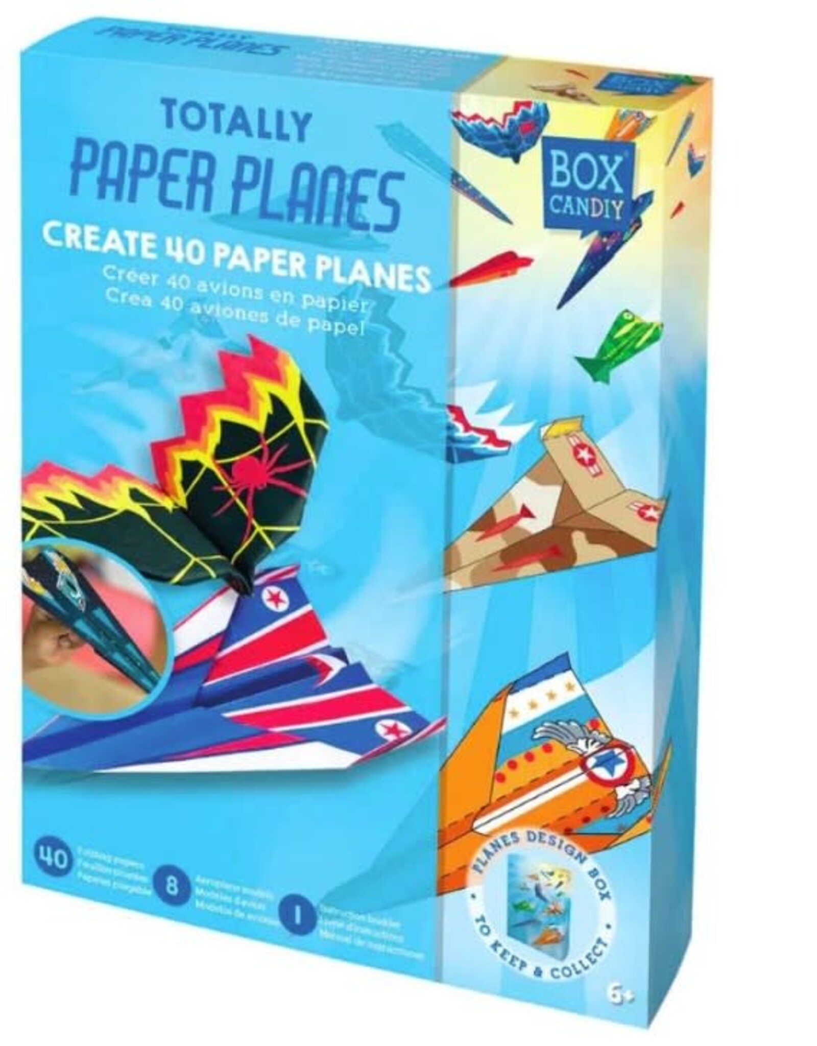 Box Candiy BOX CANDIY- TOTALLY PAPER -  PAPER PLANES ART SET