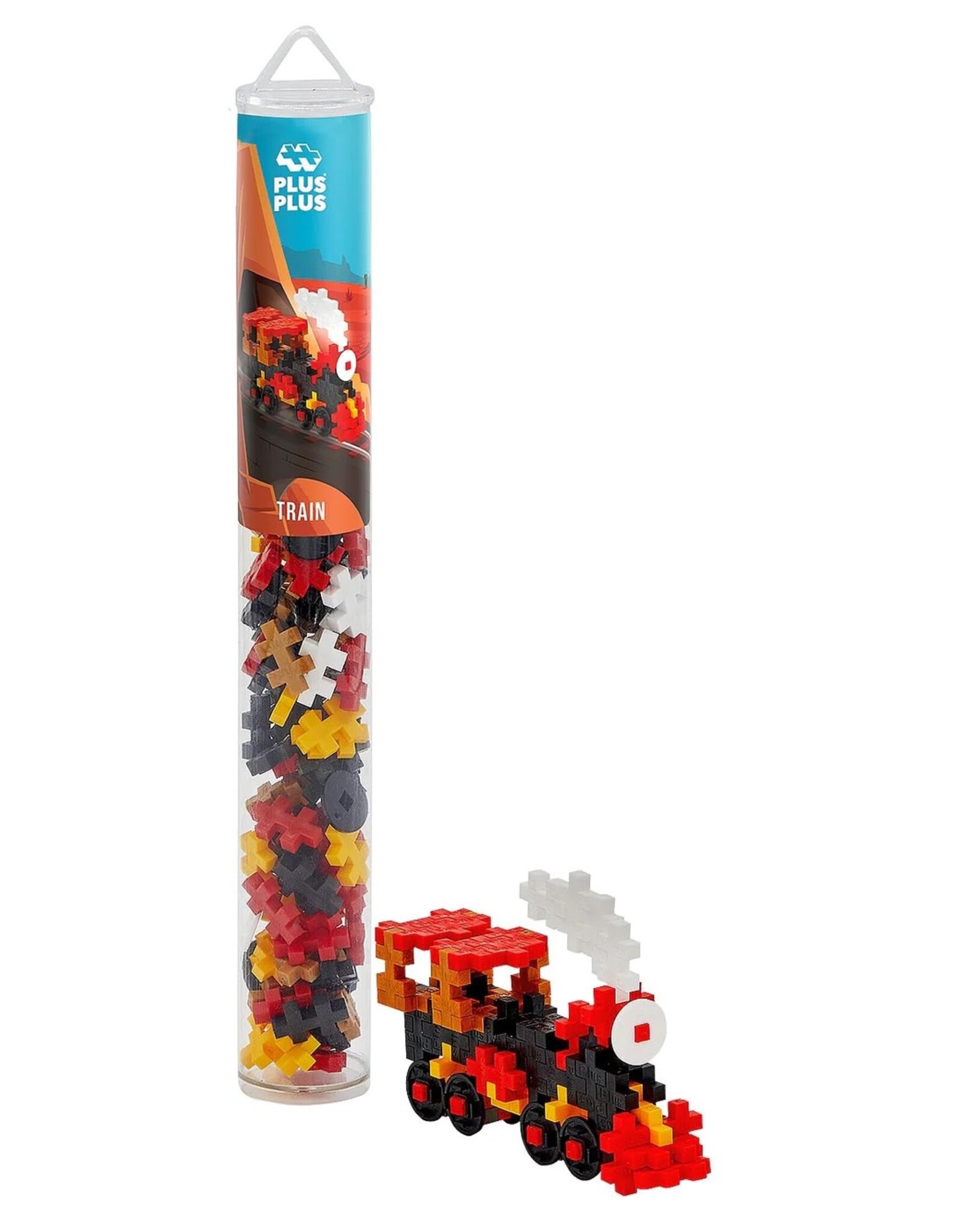 Plus Plus TUBE - TRAIN - 70pcs