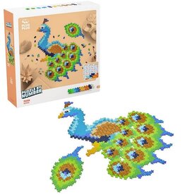 Plus Plus PLUS-PLUS PUZZLE BY NUMBER - PEACOCK - 800pcs