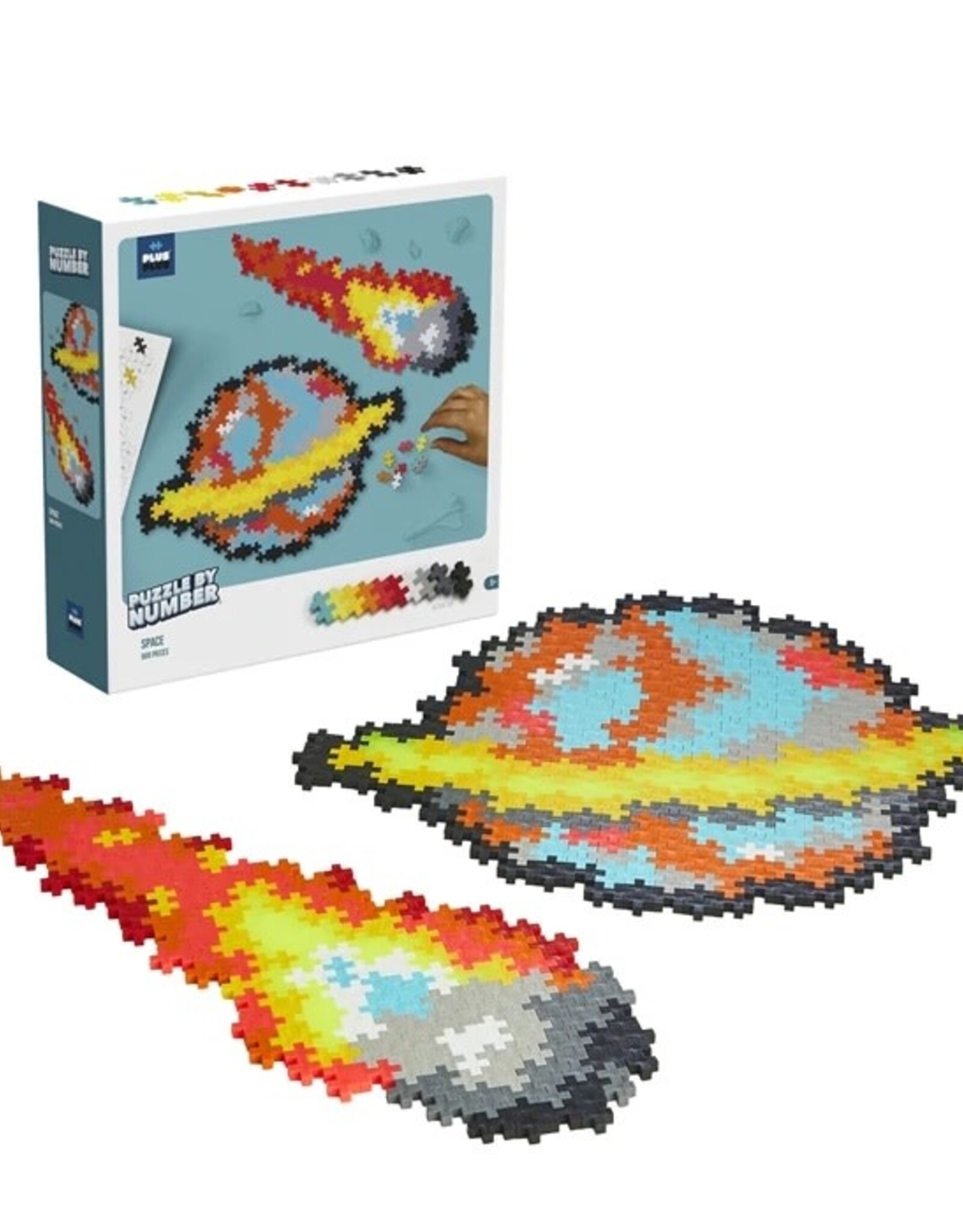 Plus Plus PLUS-PLUS PUZZLE BY NUMBER - SPACE - 500pcs