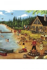 Pierre Belvedere GENEST - SUMMER AT THE LOG CABIN 1000pc