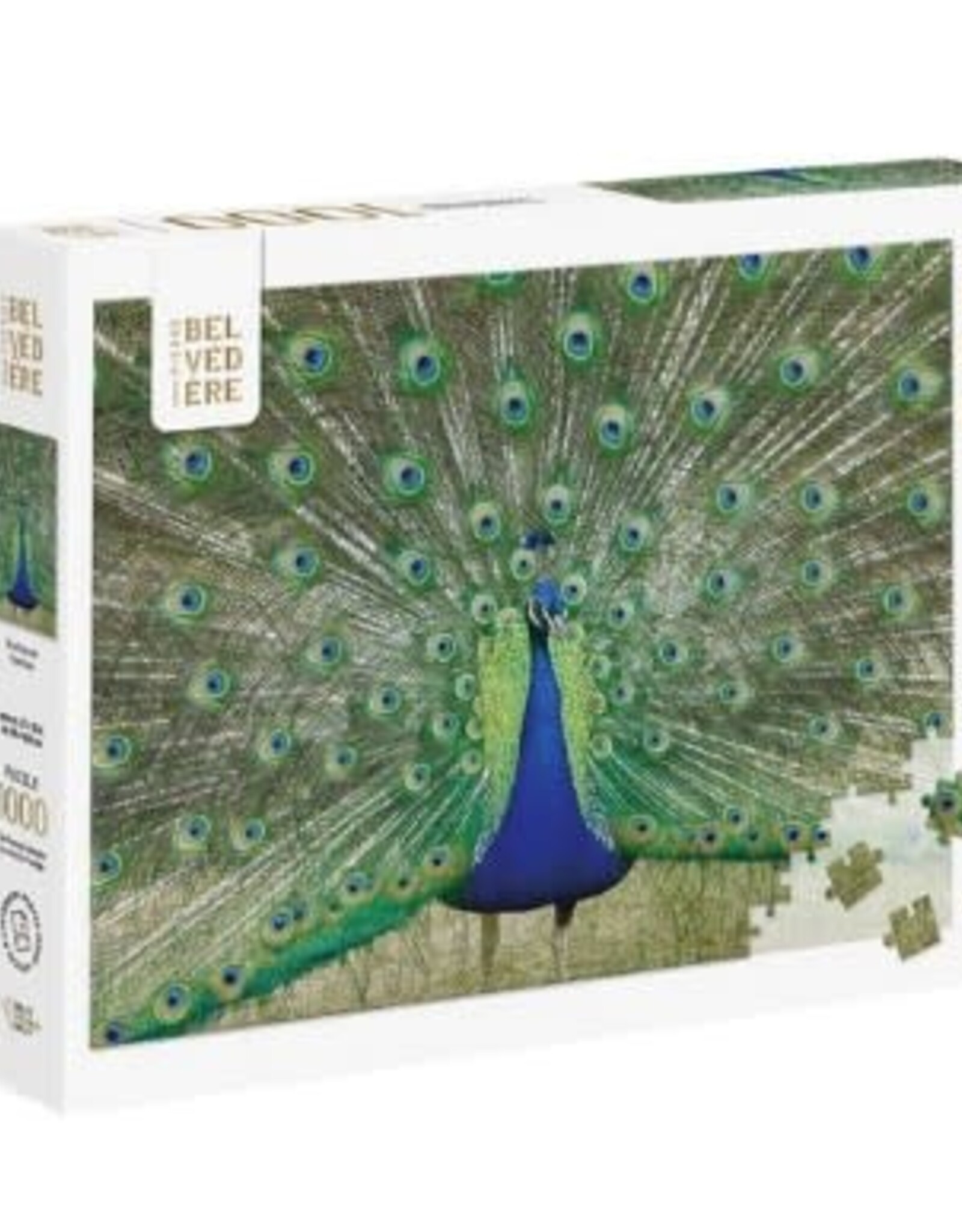 Pierre Belvedere BLUE PEACOCK 1000pc