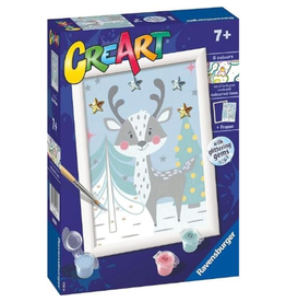 Ravensburger CreArt - Cute Deer 12cm x 18cm