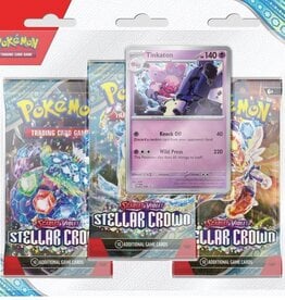 Pokemon Pokemon SV7 Stellar Crown 3PK Blister Asst.