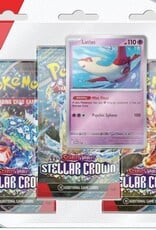 Pokemon Pokemon SV7 Stellar Crown 3PK Blister Asst.