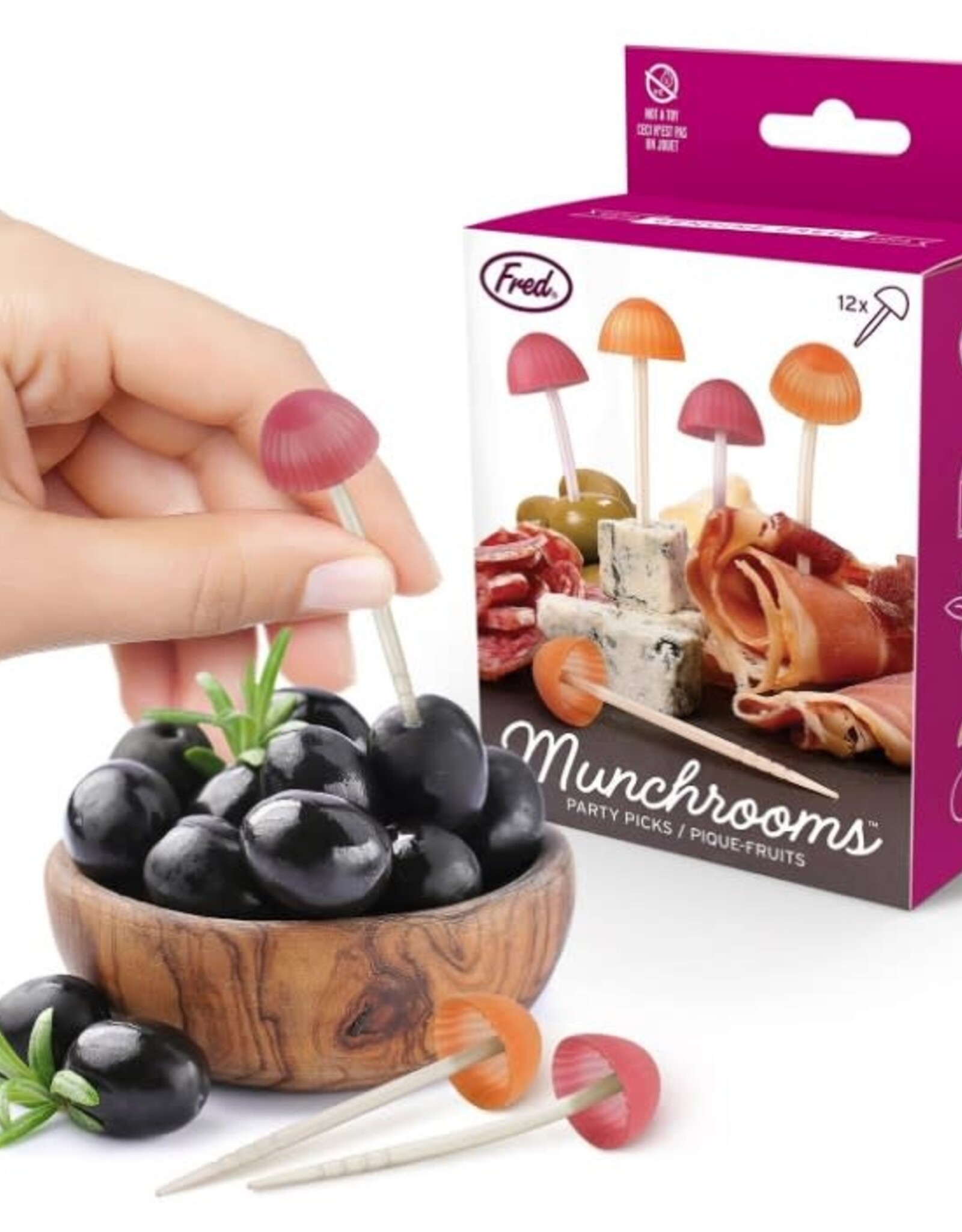 Fred & Friends Munchrooms - Party Picks (12)