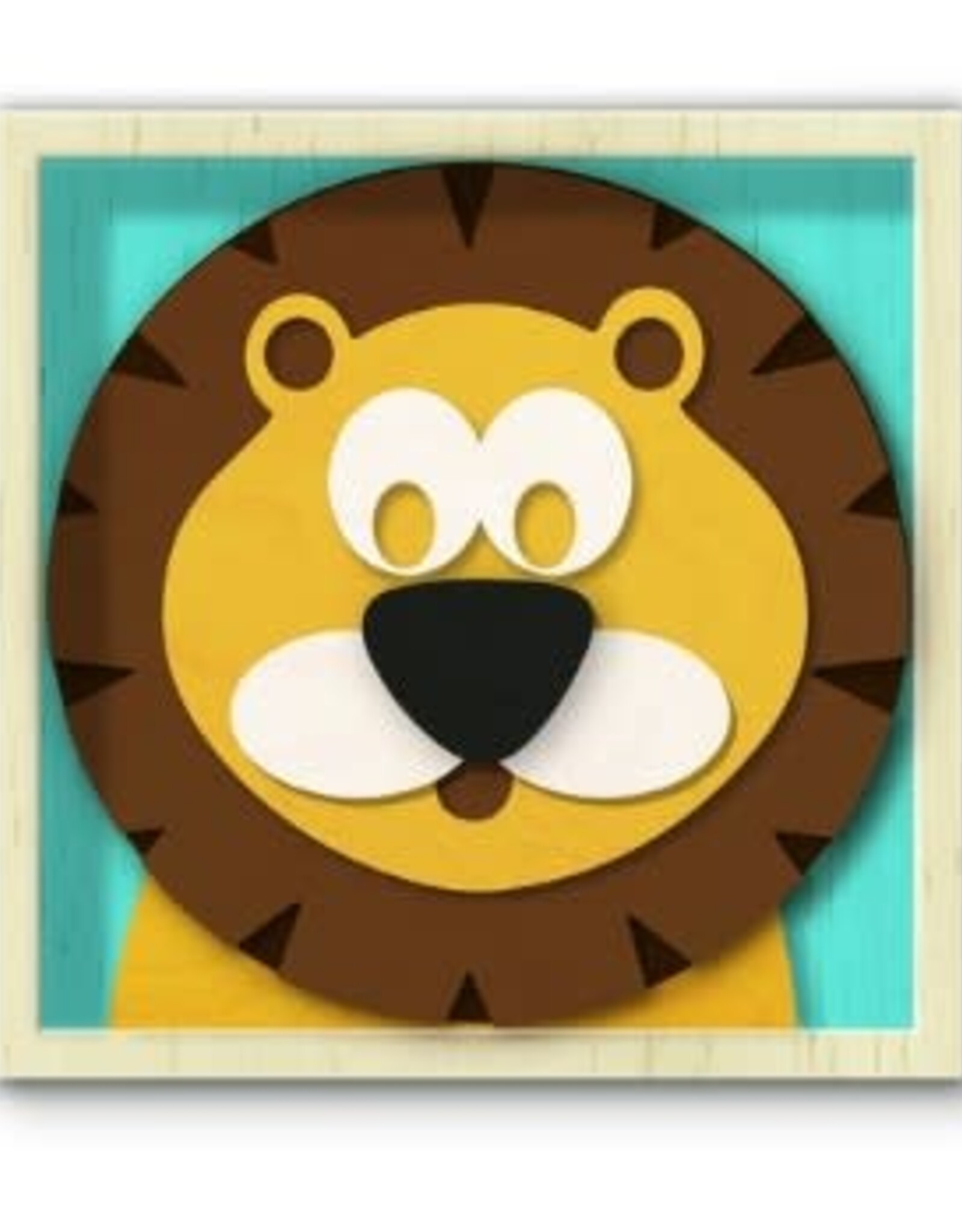 BeginAgain Paint & Stack Puzzlers - Lion
