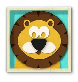 BeginAgain Paint & Stack Puzzlers - Lion