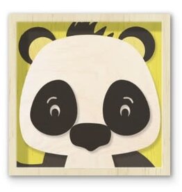 BeginAgain Paint & Stack Puzzlers - Panda
