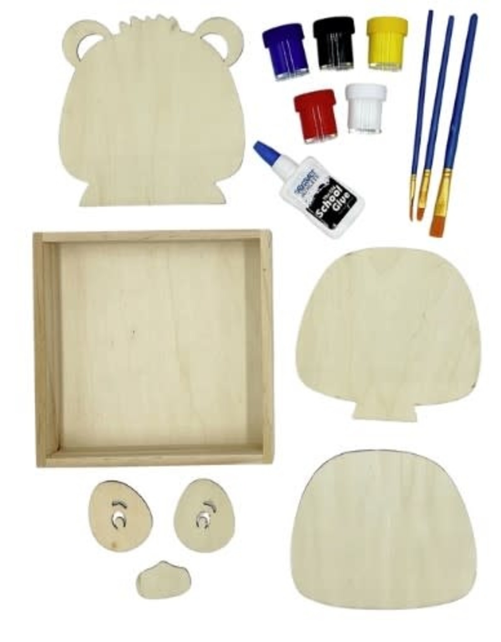 BeginAgain Paint & Stack Puzzlers - Panda