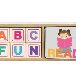 BeginAgain Chicka Chicka Boom Boom - ABC Spelling Blocks