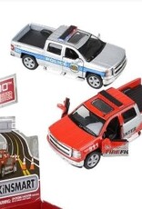 Kinsmart Pull Back 2014 CHEVROLET SILVERADO POLICE/FIRE