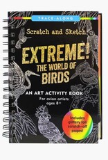Peter Pauper Press Extreme! The World of Birds Scratch and Sketch