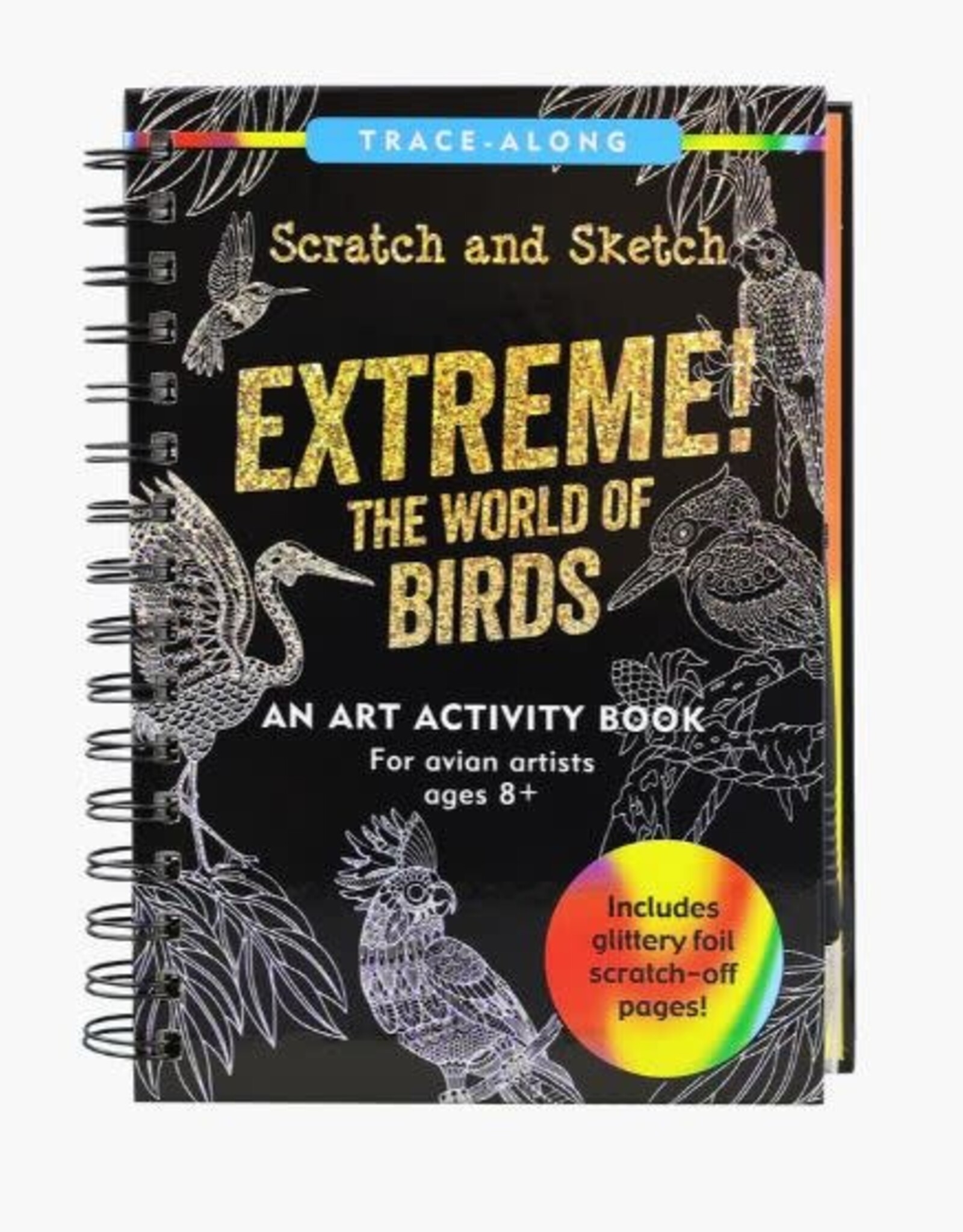 Peter Pauper Press Extreme! The World of Birds Scratch and Sketch