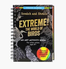 Peter Pauper Press SCRATCH & SKETCH EXTREME WORLD OF BIRDS