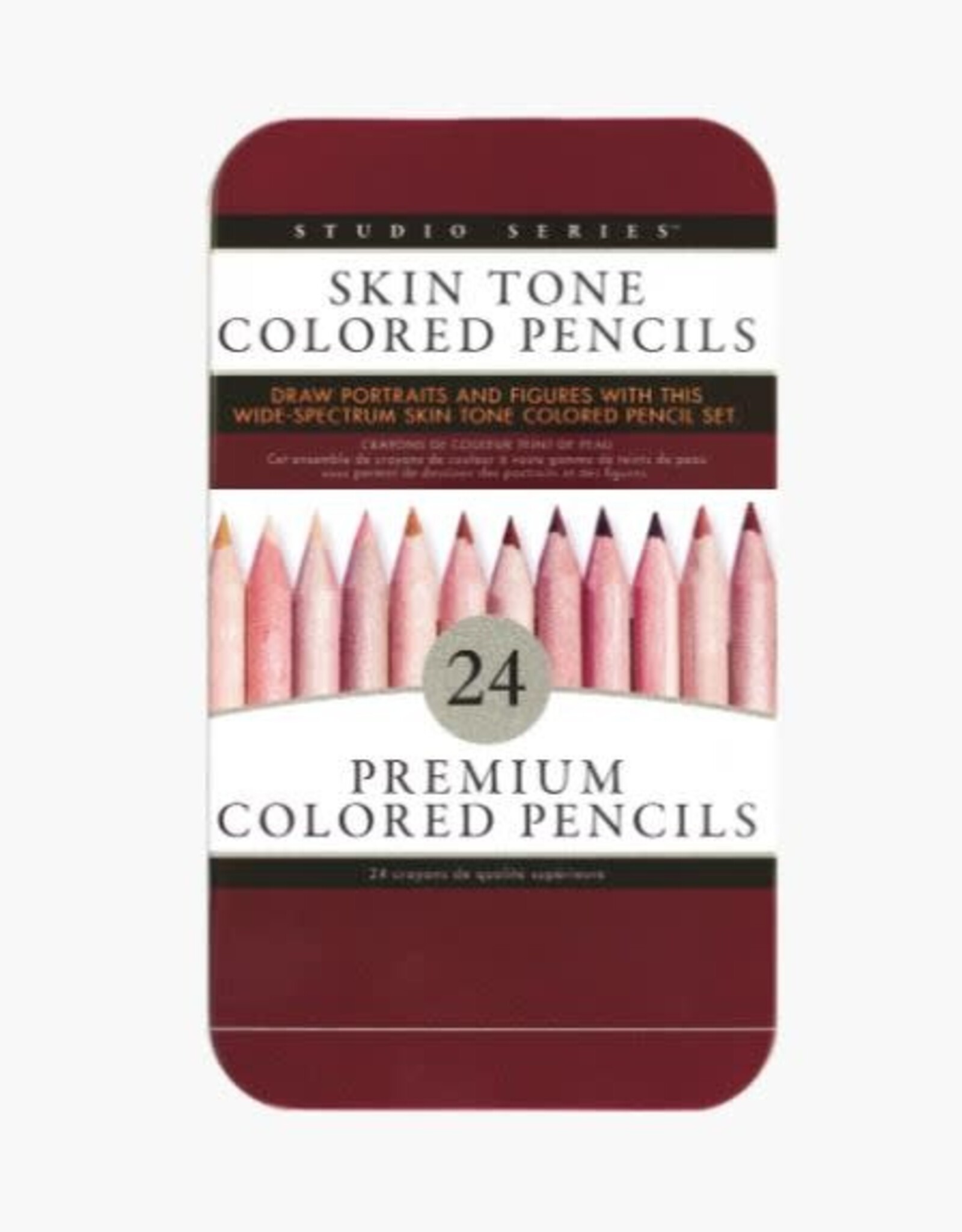 Peter Pauper Press SKIN TONE COLORED PENCILS/24