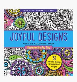 Peter Pauper Press COLOR BK JOYFUL DESIGNS