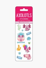 Peter Pauper Press STICKER SET AXOLOTLS