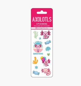 Peter Pauper Press STICKER SET AXOLOTLS