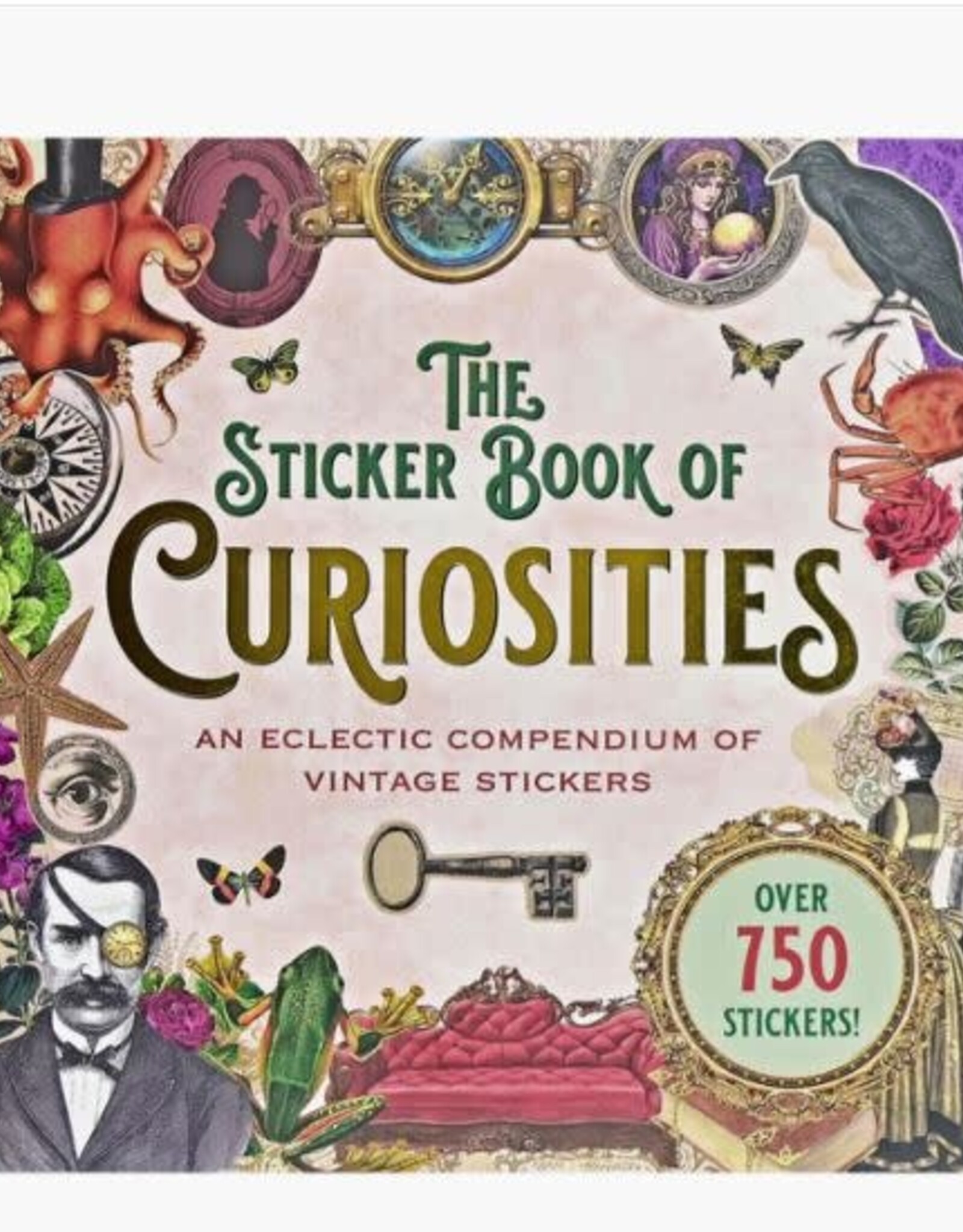 Peter Pauper Press STICKER BK THE STICKER BOOK OF CURIOSITIES