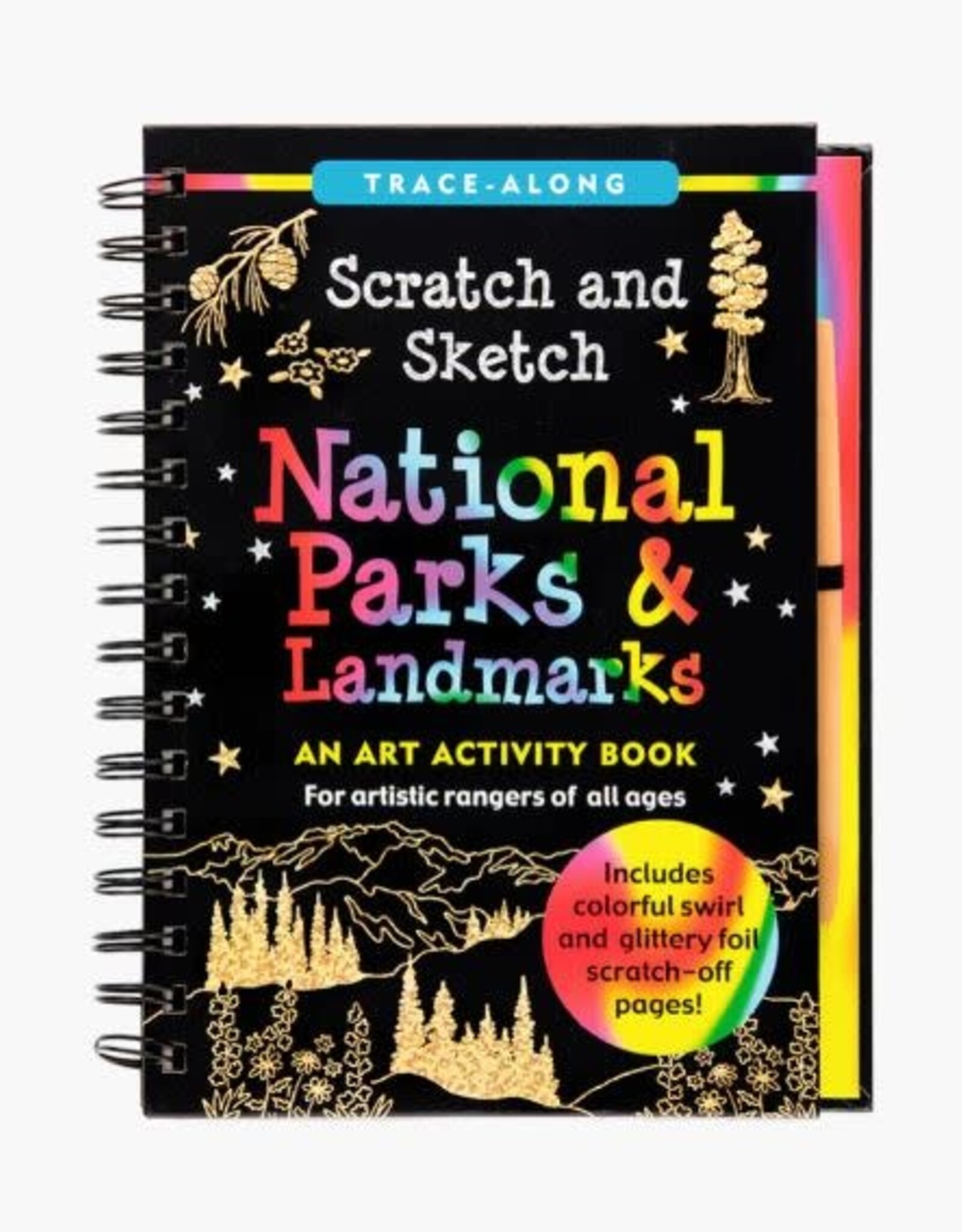 Peter Pauper Press SCRATCH & SKETCH NATIONAL PARKS