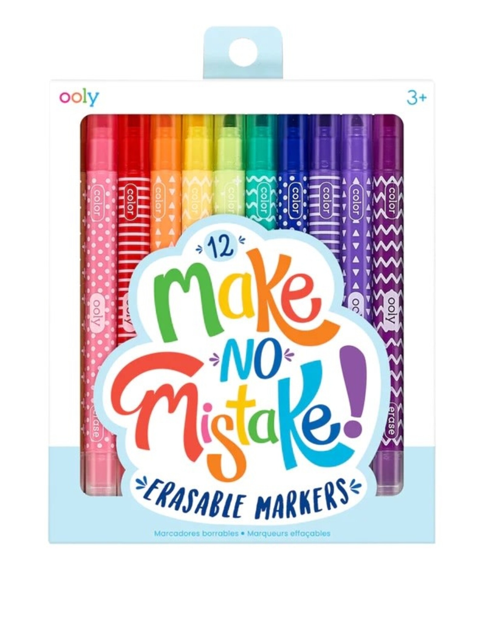 OOLY Make No Mistake! - Erasable Markers (Set of 12)