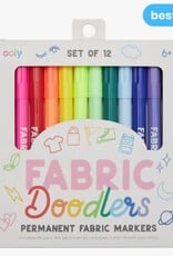 OOLY Fabric Doodlers Markers - Set of 12