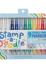OOLY Stamp-A-Doodle Double-Ended Markers