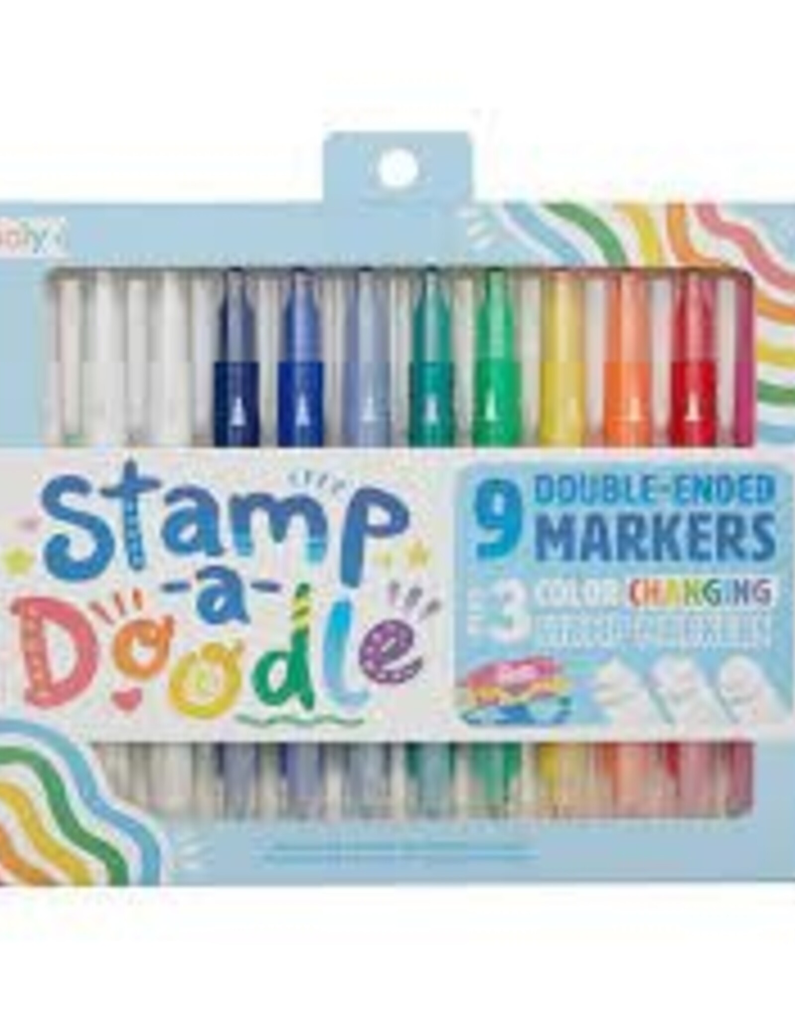 OOLY Stamp-A-Doodle Double-Ended Markers