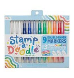 OOLY Stamp-A-Doodle Double-Ended Markers