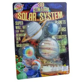House of Marbles 3D Glow in the Dark Solar System Kit