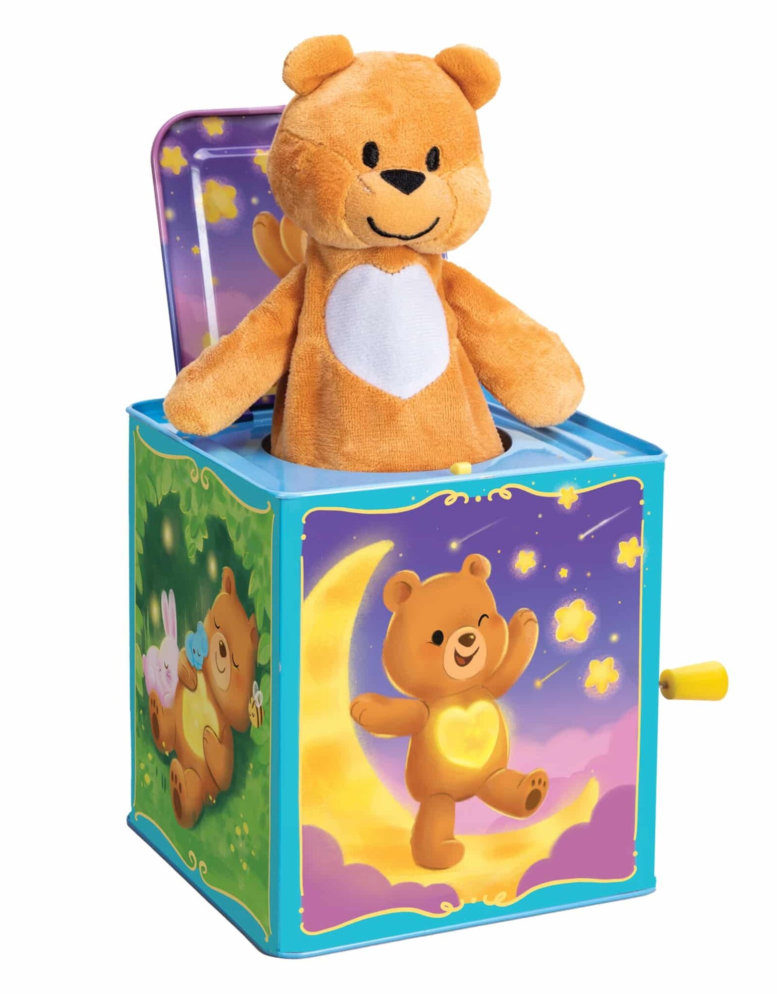 Schylling TEDDY BEAR POP N GLOW JACK IN THE BOX