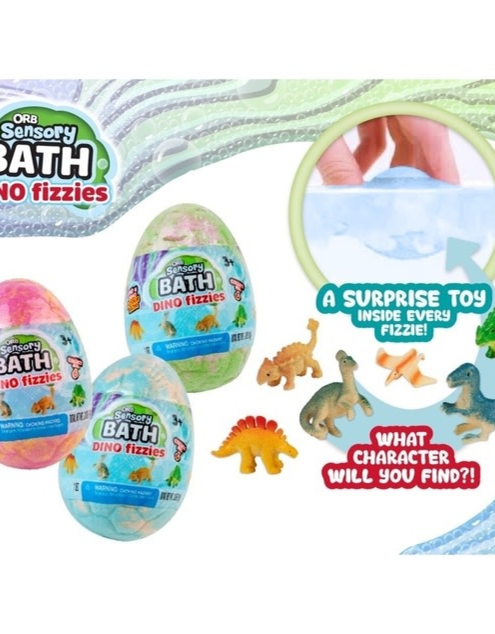 ORBtoys ORB Sensory Dino Fizzies PDQ Asst
