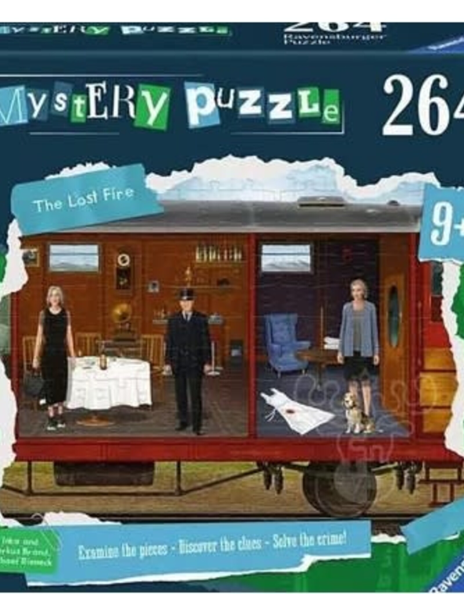 Ravensburger MYSTERY The Lost Fire 264 Pc Puzzle