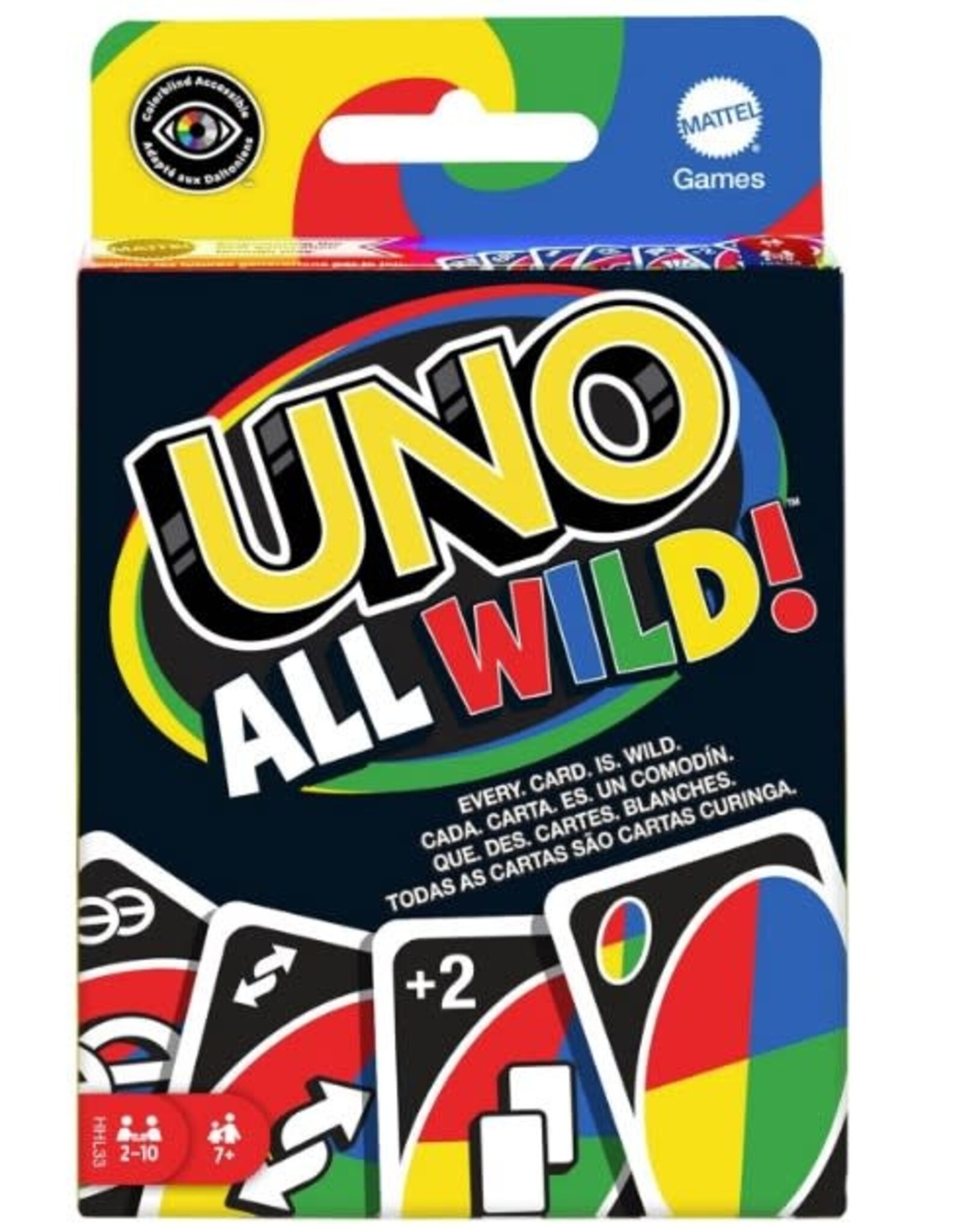 Mattel UNO - ALL WILD - CARD GAME