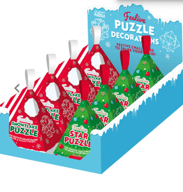 Professor Puzzle Festive Puzzle Decorations Asst.