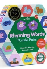 eeBoo Rhyming Words Hexagon Puzzle Pairs