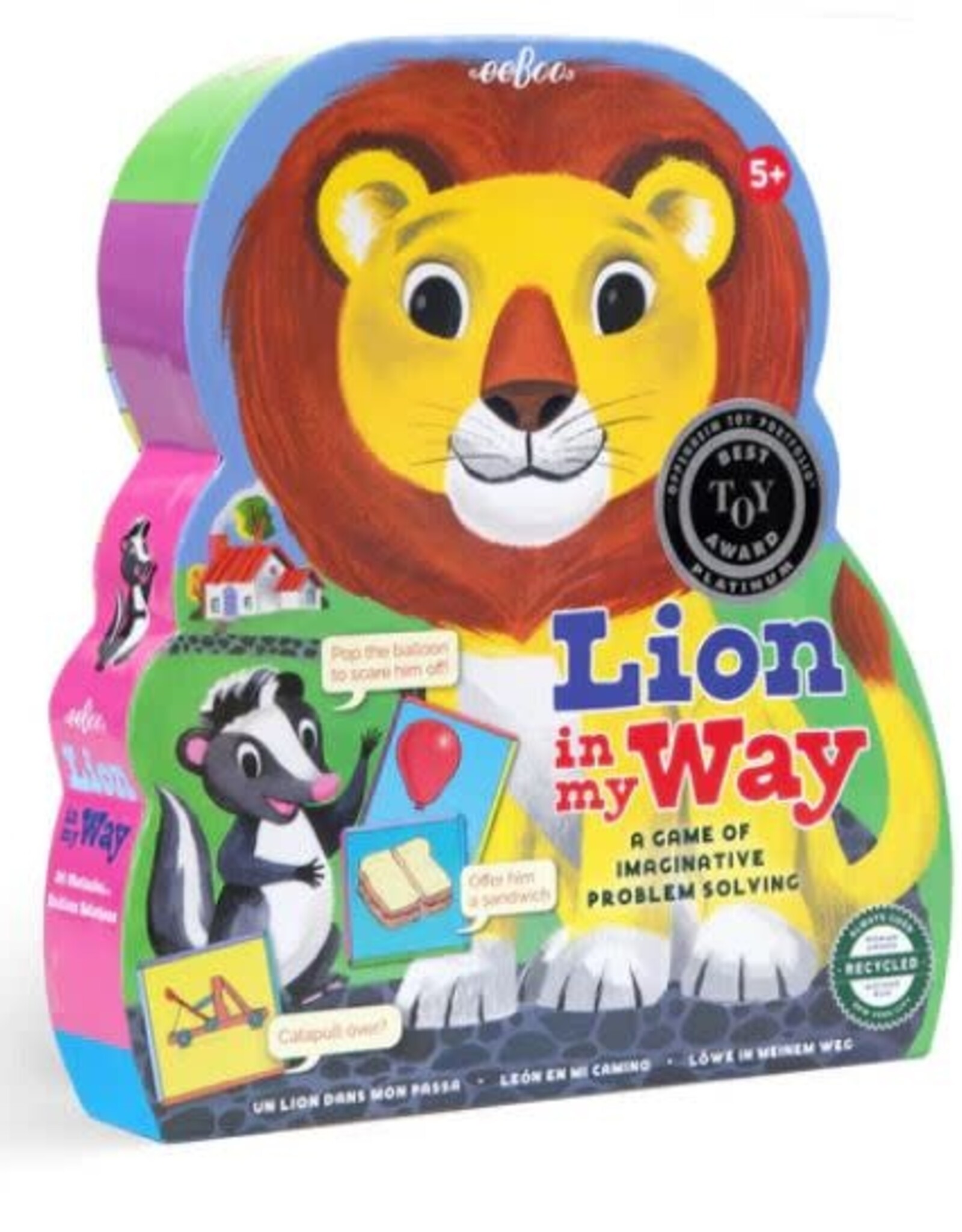 eeBoo Lion in My Way Shaped Game