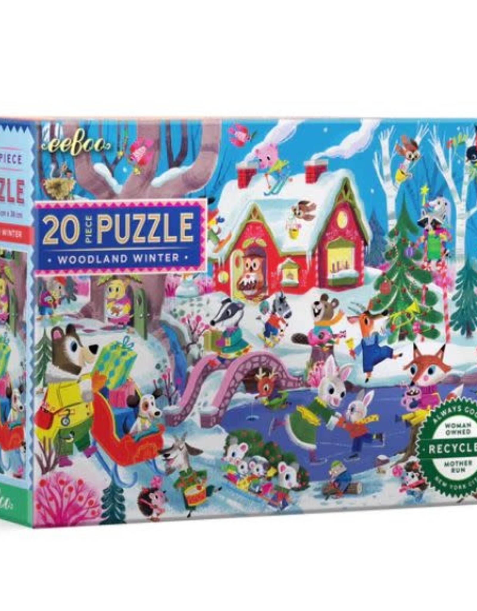 eeBoo Woodland Winter 20pc