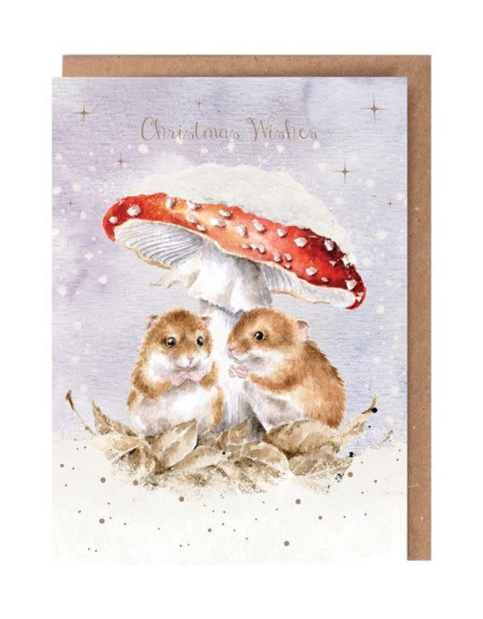 Wrendale Design Mushroom at the Inn (Gold Foiled)
