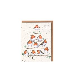 Wrendale Design Rockin' Robins Single Card