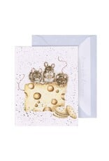 Wrendale Design Cards-Crackers about Cheese Gift Card Enclosure