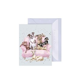 Wrendale Design Card- Movie Night
