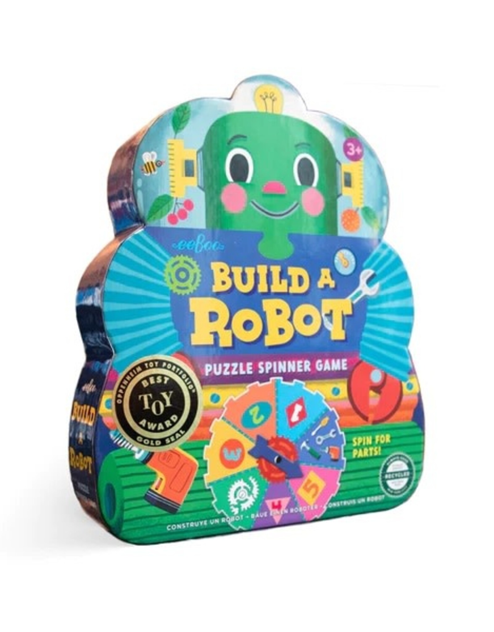 eeBoo Build a Robot Shaped Spinner Game