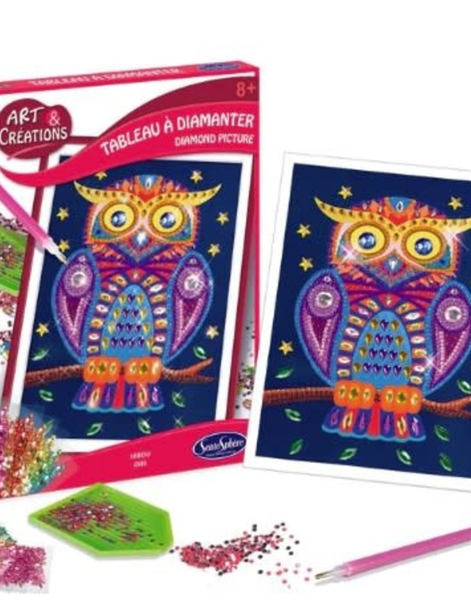 Sento Sphere DIAMOND PAINT - OWL