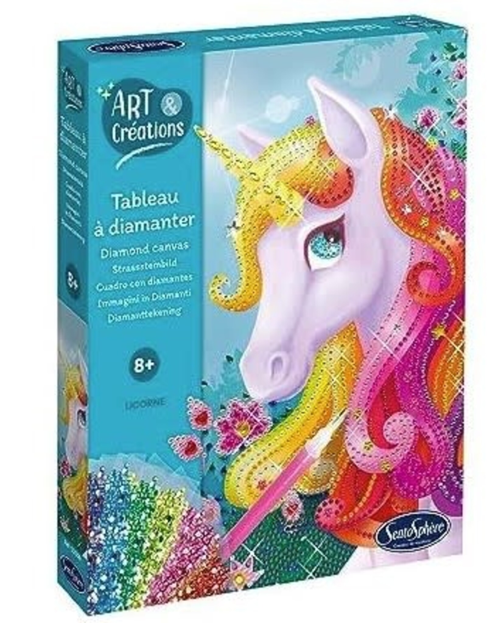 Sento Sphere Diamond Canvas - Unicorn