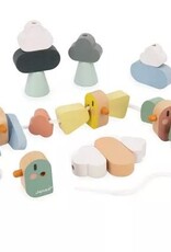 Janod SWEET COCOON- THREAD-YOUR-OWN BIRD BEADS
